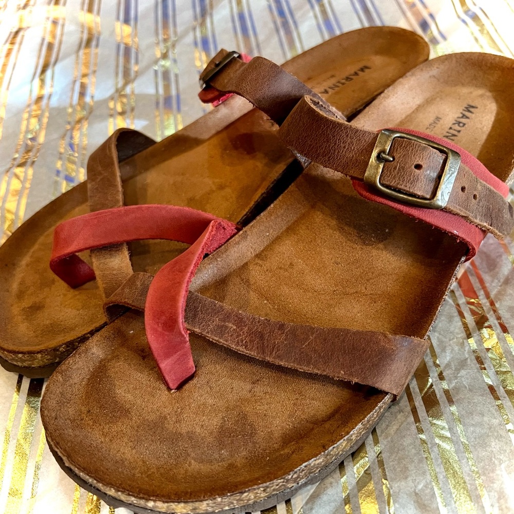 Maria Luna Leather Sandals